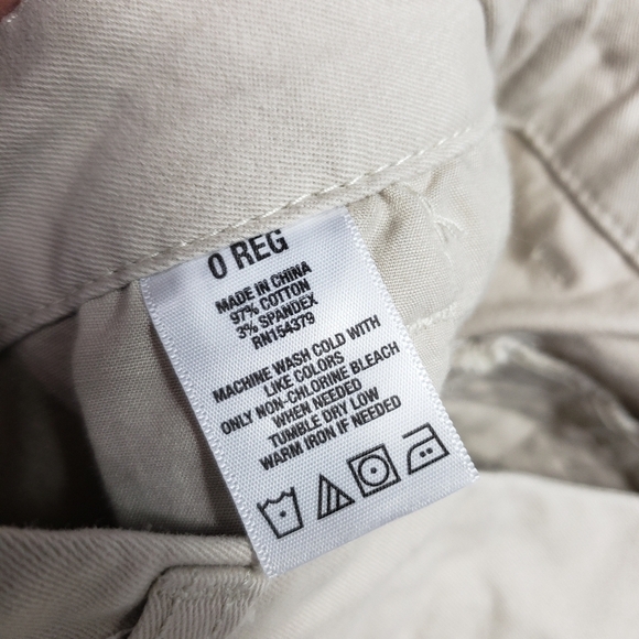 Aeropostale skinny light tan uniform pants women's size 0 - Picture 8 of 12